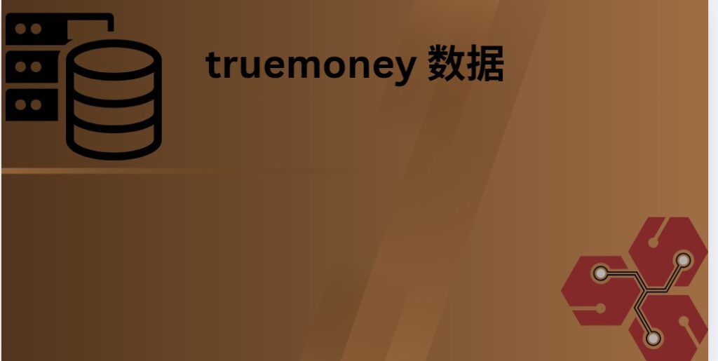 truemoney 数据